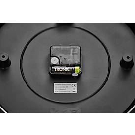 Edelstahl Quarz-Wanduhr, rund, ø 300 mm