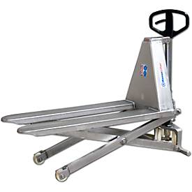 Edelstahl-Scheren-Hubwagen JF-NR