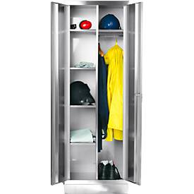 Edelstahl-Spinde, B 600 mm, Sockel