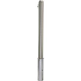 Edelstahlpoller, mit Halbkugel, heraushebbar, verschiedenschließend