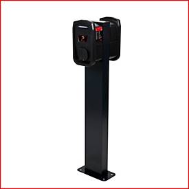 efuturo Standsäule für zwei Wallboxen, grau 