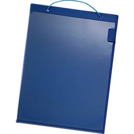 EICHNER Auftragstasche Basic, Klettverschluss, DIN A4, blau