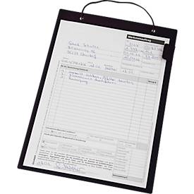 EICHNER Auftragstasche Basic, Klettverschluss, DIN A4, schwarz, 10 Stück