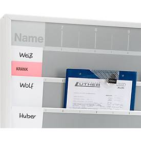 EICHNER Auftragstasche Plus, Klettverschluss und Schlüsselfach, für DIN A4 Dokumente, blau, 10 Stück