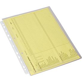 EICHNER Dehnfalten-Dokumentenhülle, DIN A4, oben offen, 10 Stück, volltransparent