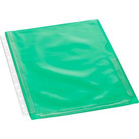 Dehnfalten-Dokumentenhüllen, DIN A4, oben offen, rechts halboffen, 10 Stück