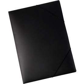 EICHNER Eckspannmappe, DIN A3, Gummizugverschluss, 5 Stück, schwarz