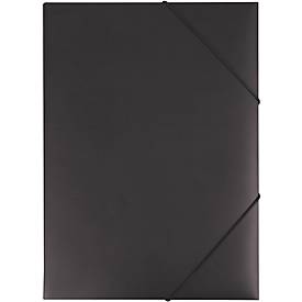 EICHNER Eckspannmappe, DIN A4, 3 Flügelklappen, 10 Stück, schwarz
