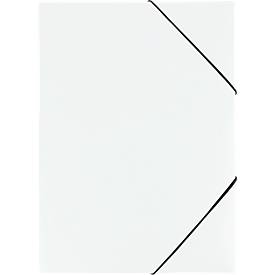 EICHNER Eckspannmappe, DIN A4, 3 Flügelklappen, 10 Stück, weiß