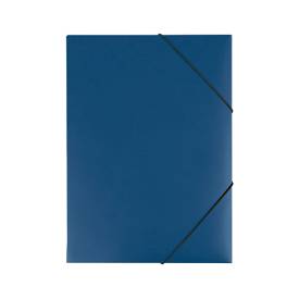 EICHNER elastomap, A4, 3 flappen, 10 stuks, blauw