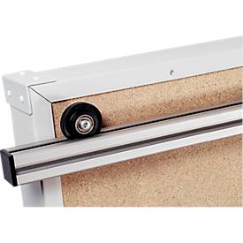 Eichner Flexo-Board Wandprofil, für Planungstafel Flexo, L 350 mm, Aluminium