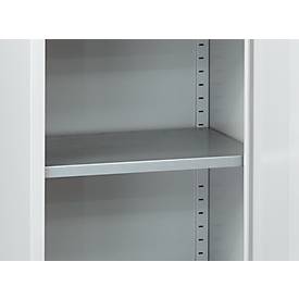 Einlegeboden für Werkzeugschränke mit den Maßen B 500 x T 500 mm, verzinkter Stahl