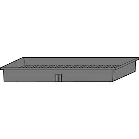 Einlegewanne für asecos Sicherheitsschränke der UB90 und UB30 Serie, Polypropylen, B 925 x T 434 x H 88 mm, 26,5 l