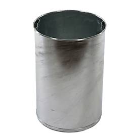 Einsatz für Abfallbehälter, verzinkt