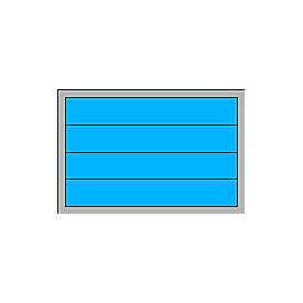 Einsatzkasten EK 6041 L, PP, blau, 20 Stück