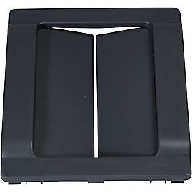 Einwurf-Öffnung Probbax, für Wertstoffsammler Serie MixMatch mit Volumen 60 und 80 l, klappbar, L 282,5 x B 230 x H 380 mm, Polypropylen, grau