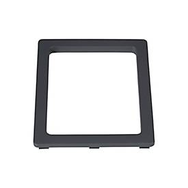 Einwurf-Öffnung Probbax, rechteckig, für Wertstoffsammler Serie MixMatch mit Volumen 60 und 80 l, L 282,5 x B 230 x H 18 mm, Polypropylen, grau