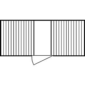 Einzel-Container Säbu SAFE TANK 1900, WGK 1-3, Volumen 2 x 1030 l, mit Auffangwanne & Gitterrost, B 5680 x T 2170 x H 2300 mm, silber