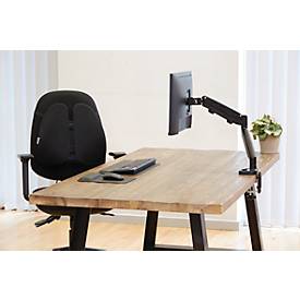 Einzel-Monitorarm Fellowes Eppa™, bis 39' Breite, VESA, 360° Drehung, 180° Schwenkung, 90° Neigung, höhenverstellbar, schwarz