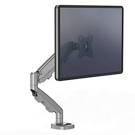 Einzel-Monitorarm Fellowes Eppa™, bis 39" Breite, VESA, 360° Drehung, 180° Schwenkung, 90° Neigung, höhenverstellbar, silber