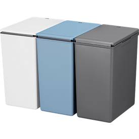 EKO Abfalleimer Morandi Touch, platzsparend, Kunststoff, Touch-Bar-Mechanismus, 20 oder 40 Liter, verschiedene Farben