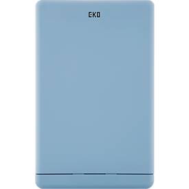 EKO Abfalleimer Morandi Touch, platzsparend, Touch Bar-Mechanismus, Kunststoff, B 206 x T 325 x H 400 mm, 20 Liter, blau