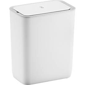 EKO Morandi Smart Sensor-Abfalleimer, Kunststoff, Wandmontage, Sensor & Touch-Schalter, B 259 x T 165 x H 310 mm, 8 Liter, weiß