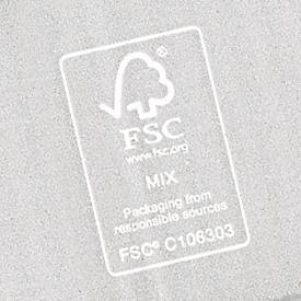 Elba Archivcontainer Tric, bis A4, Frontklappe, B 473 x T 325 x H 360 mm, Wellpappe, grau, 10 Stück