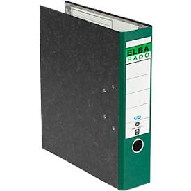 ELBA Ordner rado, DIN A4, Rückenbreite 80 mm, 20 Stück, grün