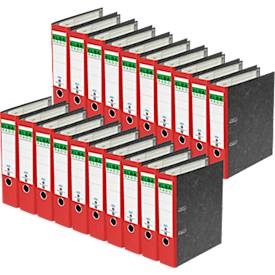 ELBA Ordner rado, DIN A4, Rückenbreite 80 mm, 20 Stück, rot