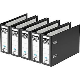 Ordner rado plast, DIN A5 quer, Rückenbreite 75 mm, Karton PVC