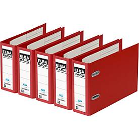 Ordner rado plast, DIN A5 quer, Rückenbreite 75 mm, Karton PVC