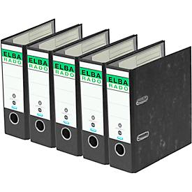 Ordner rado,DIN A5, 75 mm, Karton Wolkenmarmor