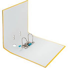 ELBA Ordner smart, DIN A4, Rückenbreite 80 mm, 10 Stück, gelb