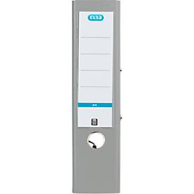 ELBA Ordner smart, DIN A4, Rückenbreite 80 mm, 10 Stück, grau