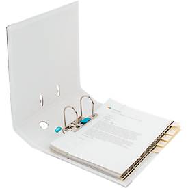 ELBA Ordner smart, DIN A4, Rückenbreite 80 mm, 10 Stück, weiß