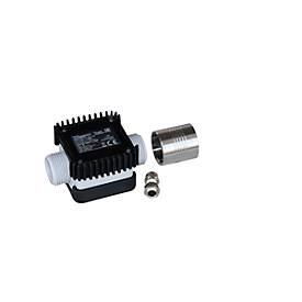 Elektrischer Durchflusszähler K24/K24 Puls, 6-100/5-120 l pro Minute, 1″ AG, mit 1″ Muffe, Kunststoff