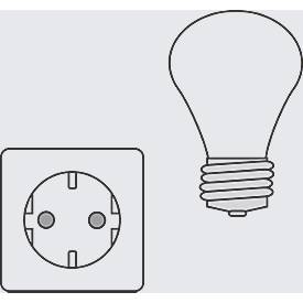 Elektroinstallationspaket für Materialcontainer MC 1100-1600, gemäß VDE, LED-Leuchte mit 9 W & 4000 K, Festanschluss, Schuko-Steckdose, IP44