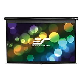 Elite Screens Manual Series M84UWH - Leinwand - 213 cm (84") - 16:9 - Matte White - Schwarz