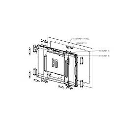 Elo Touch Solutions Elo - Befestigungskit (Unterputzmontage) - für Monitor - Bildschirmgröße: 81.3 cm (32')