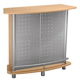 Empfangstheke Cadiz, B 1240 x T 480 x H 1100 mm, verschiedene Stückzahlen
