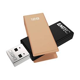 EMTEC C350 Brick - USB-Flash-Laufwerk - 128 GB - USB 2.0 - orange