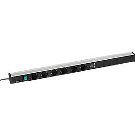 Energieleiste 836/1, 6 Steckdosen + Schalter + 2xUSB - Image 2