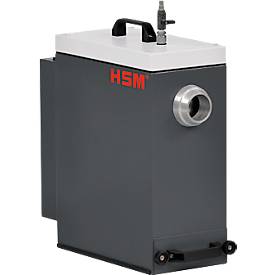 Entstauber HSM DE 1-8 zu Verpackungspolstermaschine HSM ProfiPack P425, B 390 x T 210 x H 500 mm, lichtgrau & eisengrau