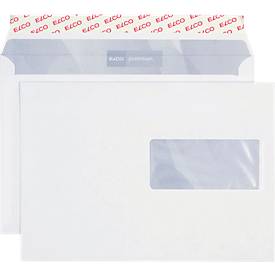 Enveloppes, enveloppes à soufflet et enveloppes expansibles Office ELCO, C5, avec fenêtre à droite, 100 g/m², 100 p.