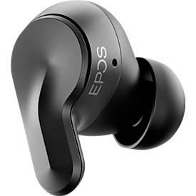 EPOS ADAPT E1, All-in-Ohrhörer, Hybrid Active Noise Cancelling, IntelligentFit, MS Teams zertifiziert, Made for iPhone, schwarz