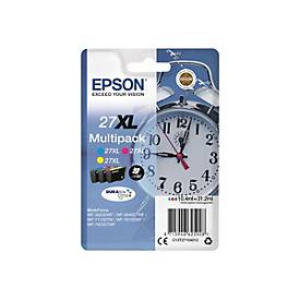 Epson 27XL Multipack - 3er-Pack - XL - Gelb, Cyan, Magenta - original - Tintenpatrone