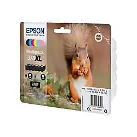 Epson 378XL Multipack - 6er-Pack - XL - Schwarz, Gelb, Cyan, Magenta, hellmagentafarben, hell Cyan - original - Tintenpa