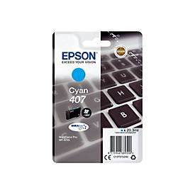 Epson 407 - L-Größe - Cyan - original - Tintenpatrone