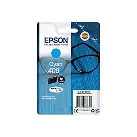 Epson 408L - 21.6 ml - Cyan - original - Blisterverpackung - Tintenpatrone